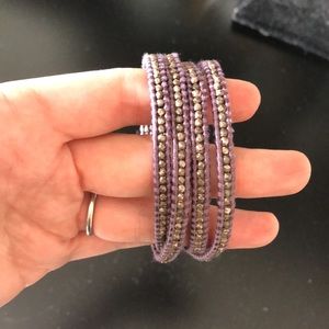Chan Luu Purple Wrap Bracelet
